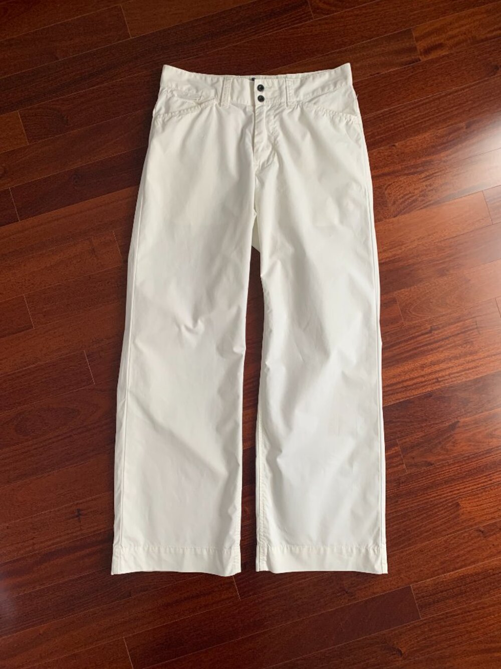 Polo Ralph Lauren White Sailor Wide Leg Pants